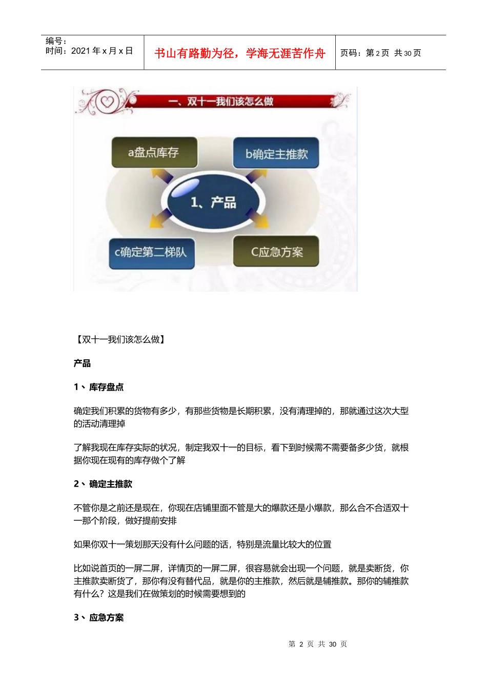 双11运营策划必看_第2页
