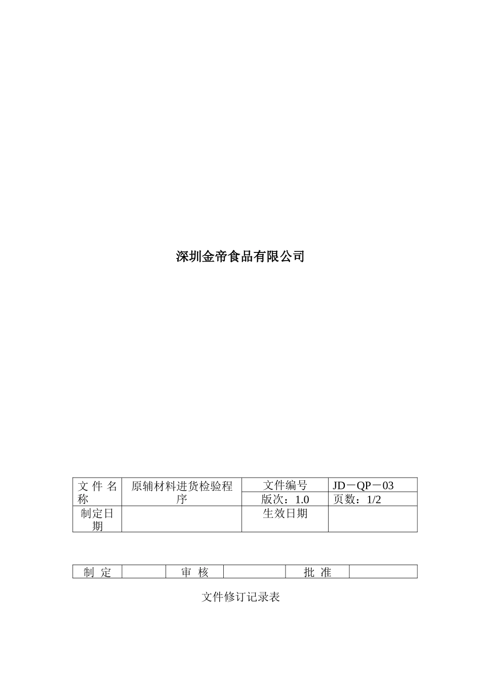 原辅材料进货检验程序1_第2页