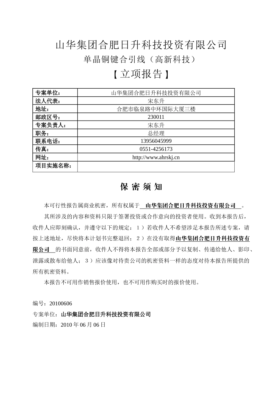 单晶铜项目报告_第3页