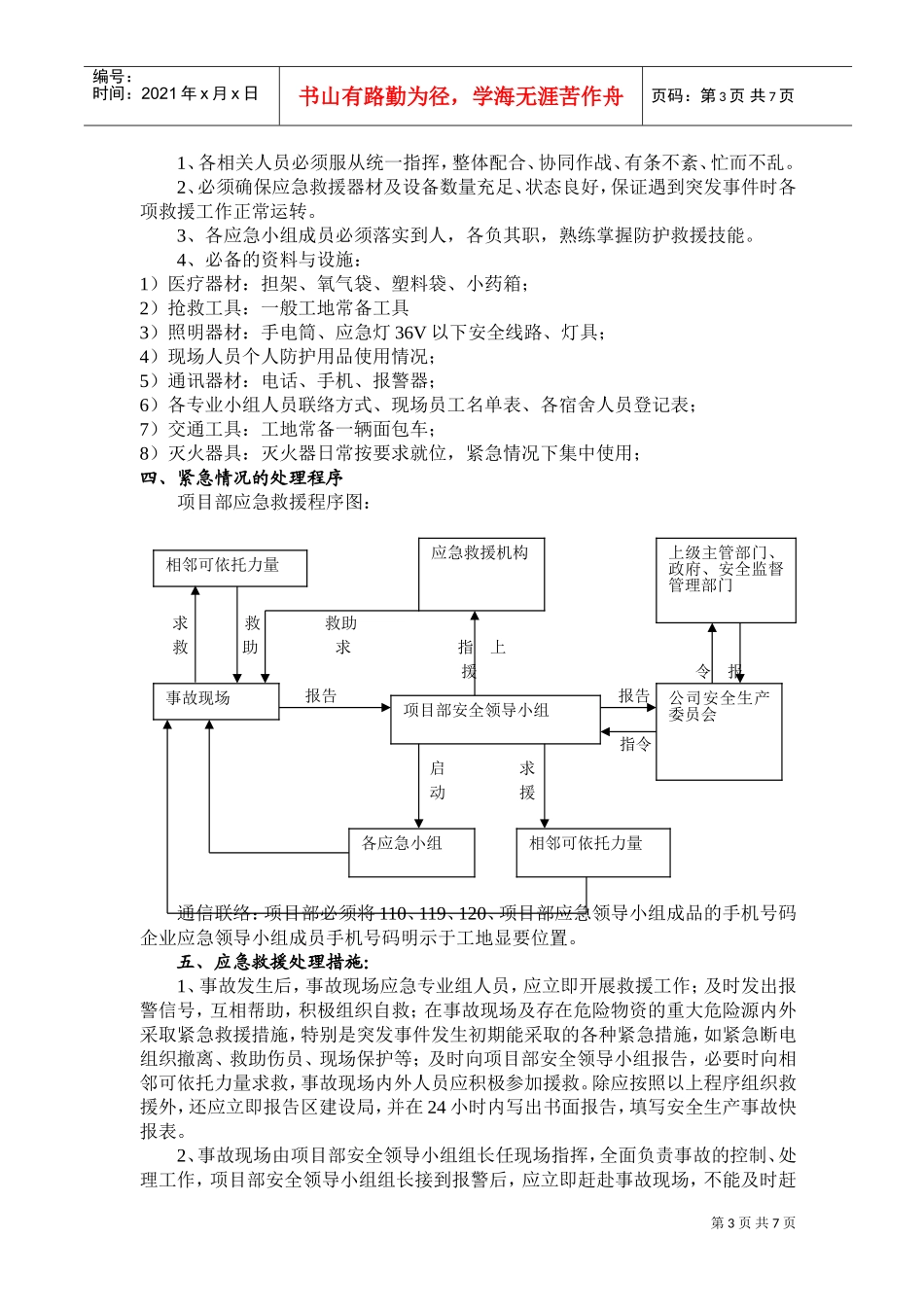 南华小区应急预案(DOC10页)_第3页