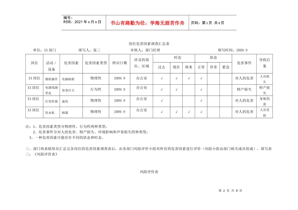 危害识别与风险评价举例_第2页