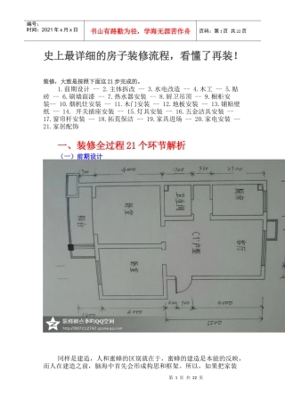 史上最详细的房子装修流程