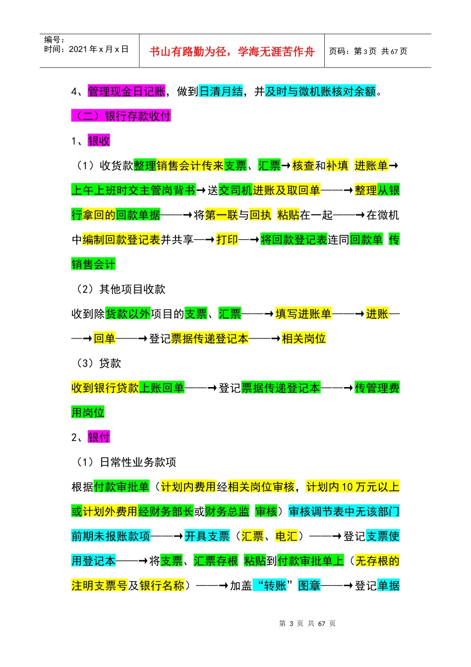 史上最详细、实用的各种岗位会计、出纳工作流程以及报税流程_第3页