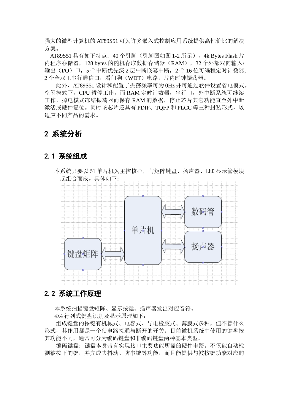 基于单片机的电子琴设计_第3页