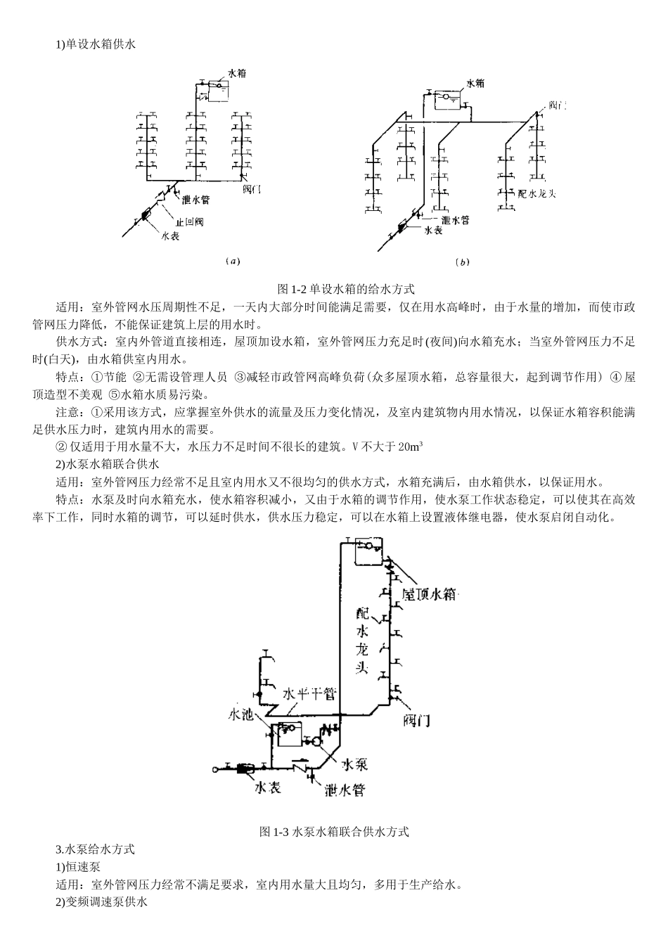 建排知识 第1章 建筑内部给水系统(2)_第3页