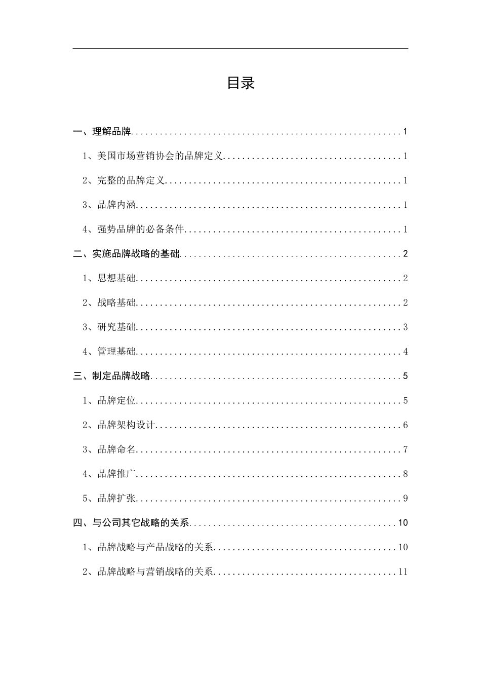 品牌战略纲要草稿呈报_第1页