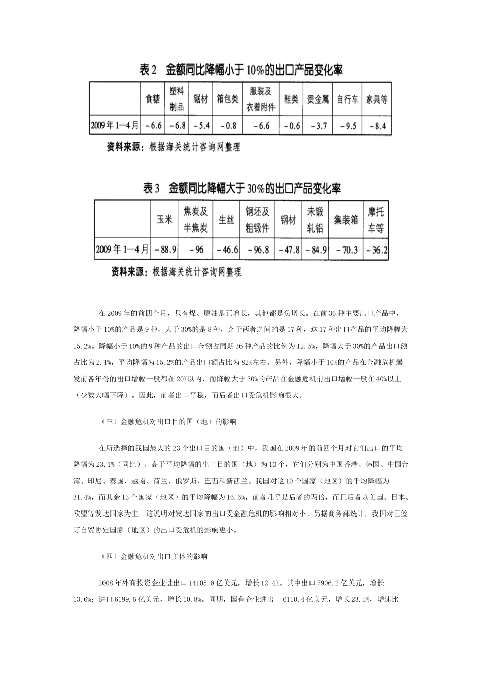 后金融危机时期我国外贸结构调整方向及策略分析_第3页