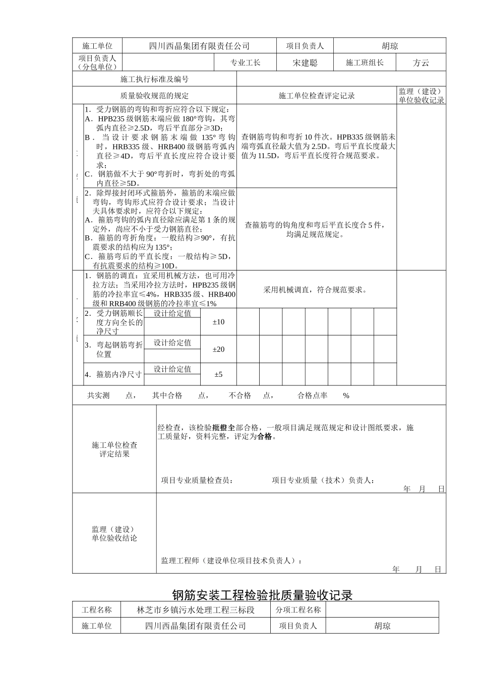 工程检验批质量验收记录(住房)_第3页