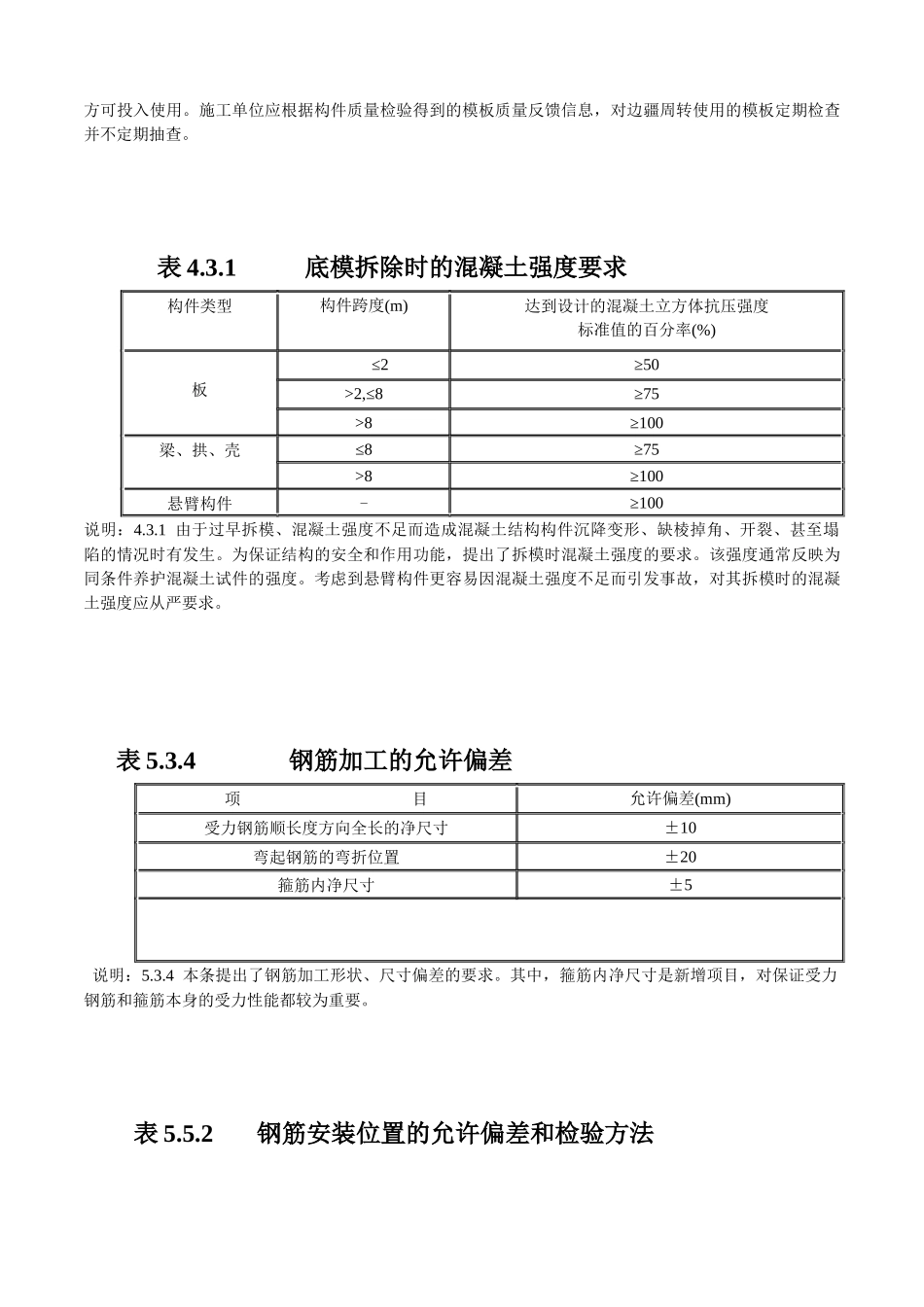 建筑工程允许偏差表格汇总_第3页