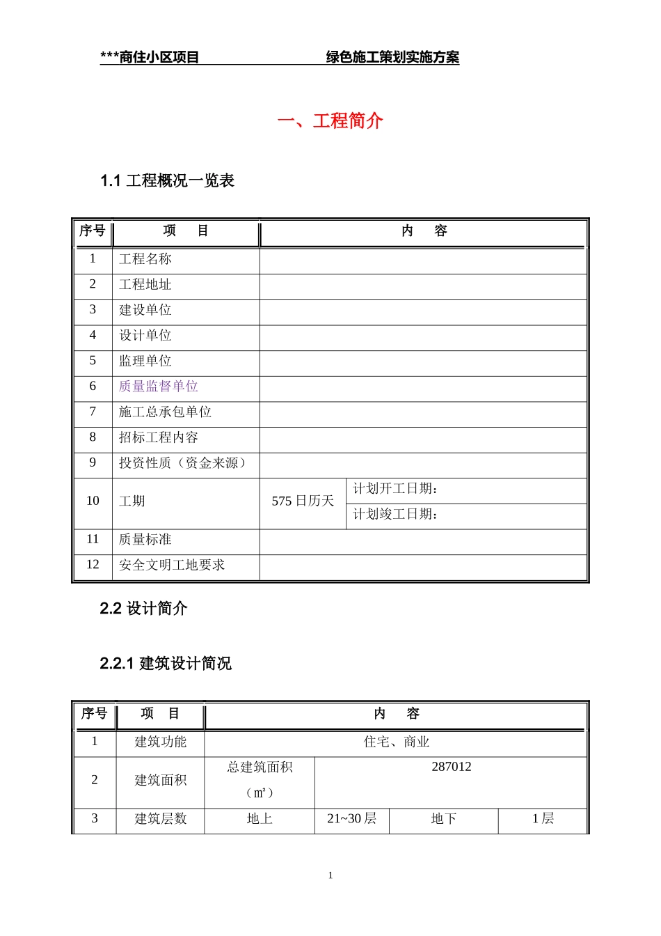 商住小区绿色施工策划方案_第3页