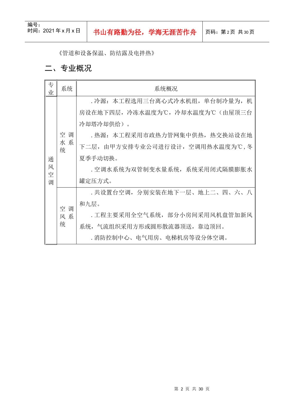 商城通风空调施工组织设计_第2页