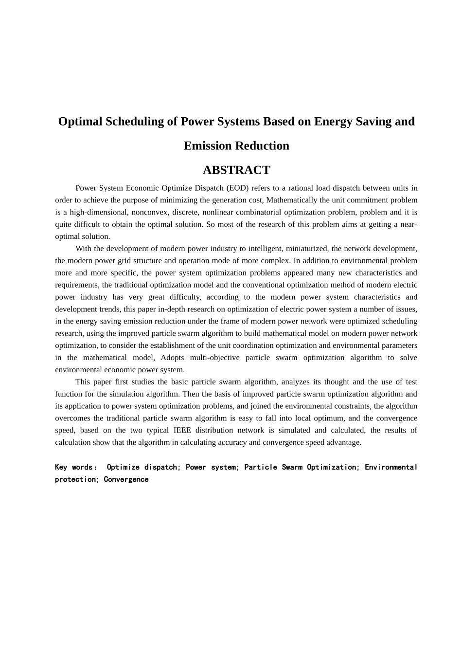 基于节能减排的电力系统优化调度研究_第3页