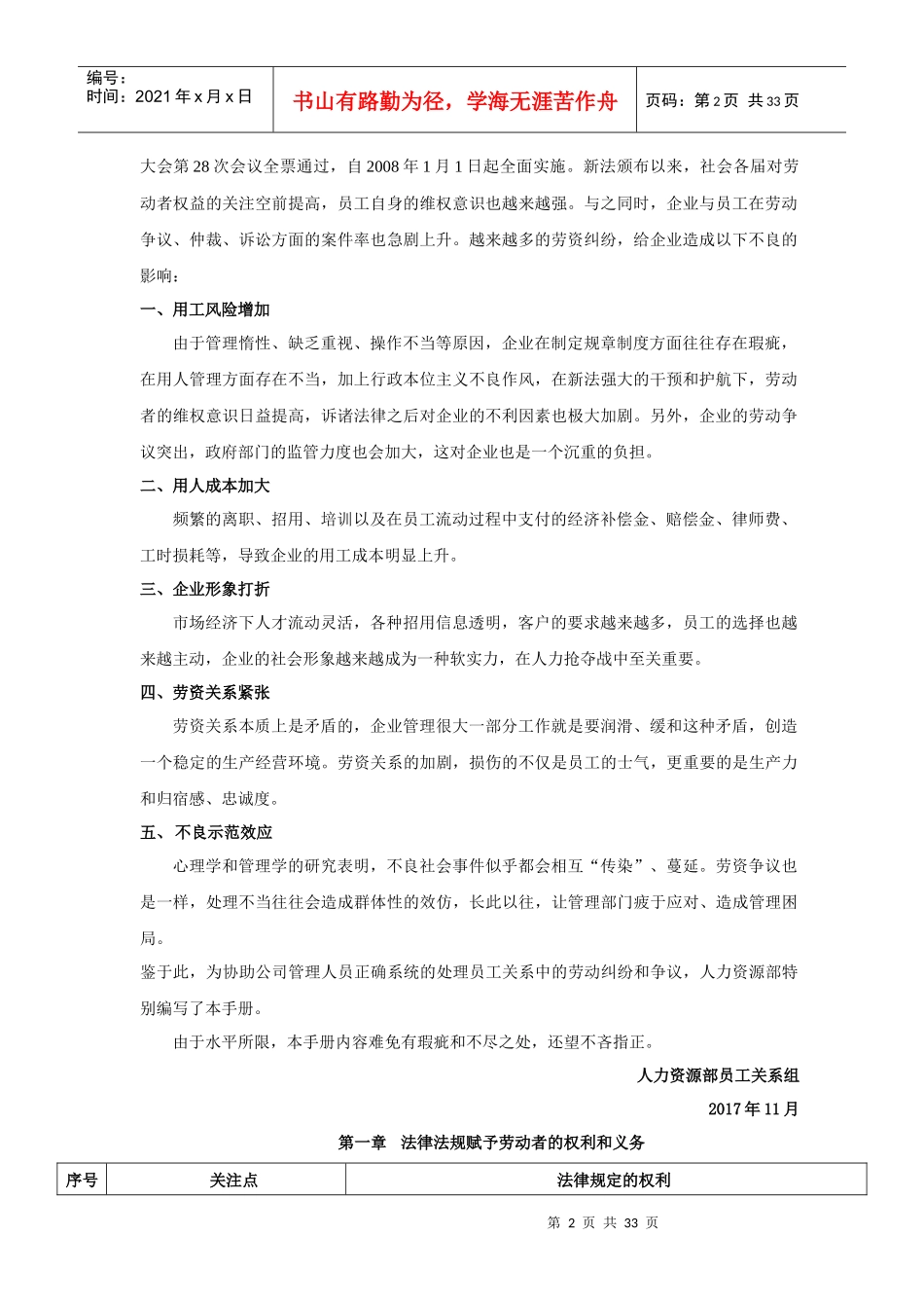 员工关系风险管理手册(初稿)_第2页