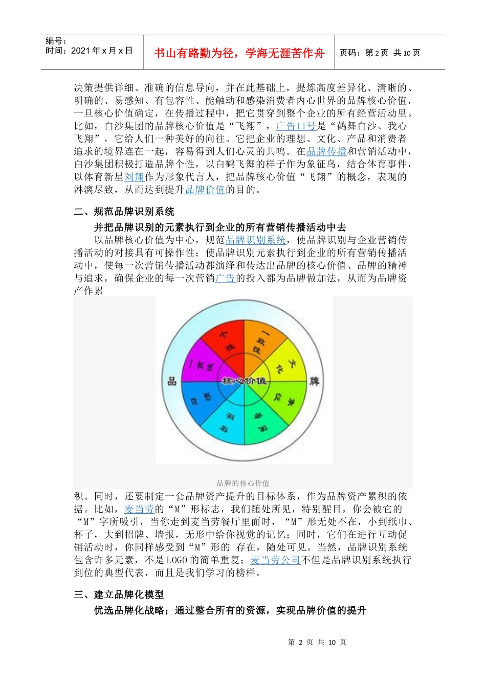 品牌战略规划的五个核心_第2页