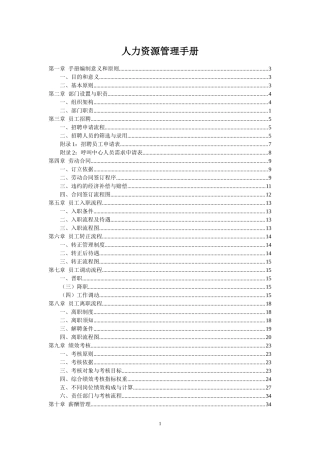 呼叫中心人力资源管理手册
