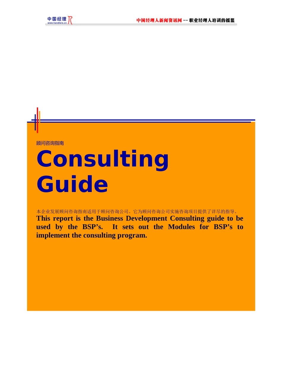 咨询顾问手册(1)_第1页