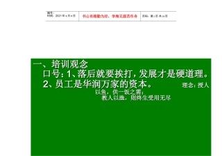 商品陈列原则和技巧——华润万家连锁超市培训(DOC28页)