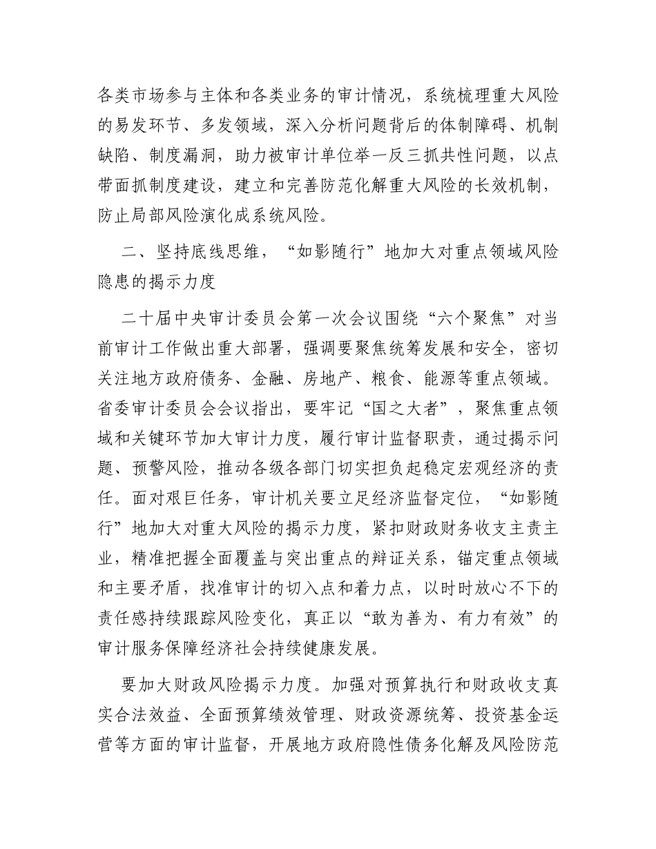 市委书记在2024年调研审计工作座谈会上的讲话_第3页