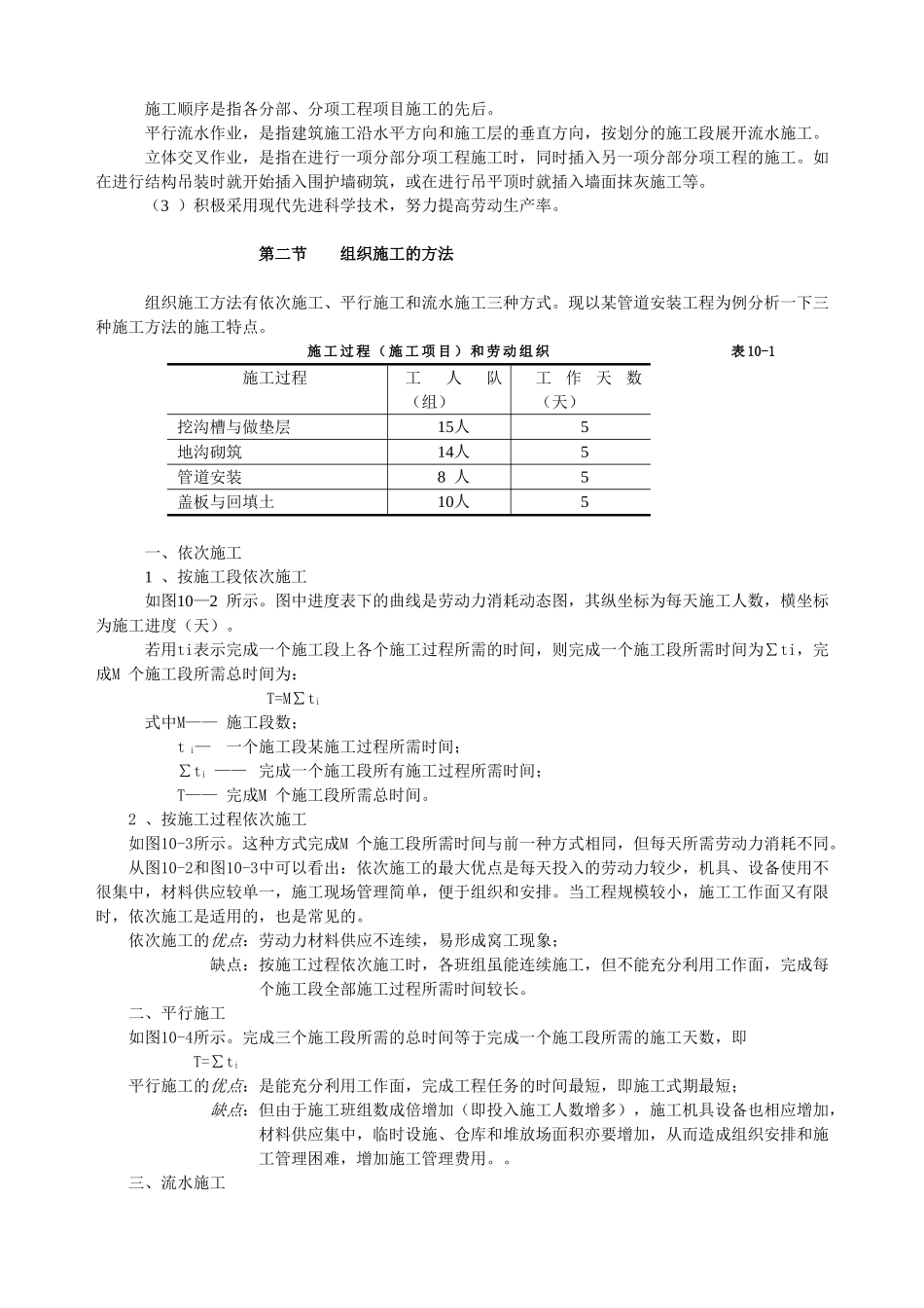 施工组织设计教学内容知识点梳理汇总_第2页