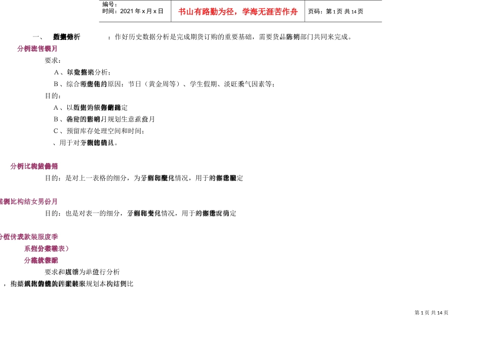 商品部买手操作流程篇订货手册(DOC16页)_第2页