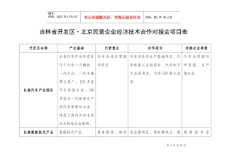 吉林省开发区-北京大型企业吉林省开发区项目推介对接会项