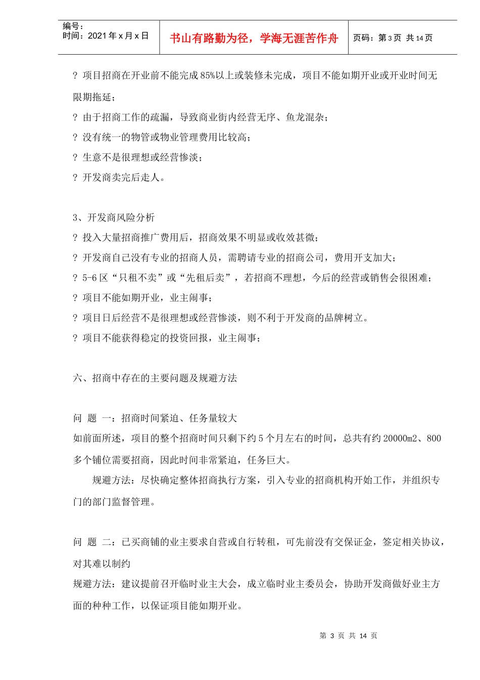 商业街整体招商方案_第3页