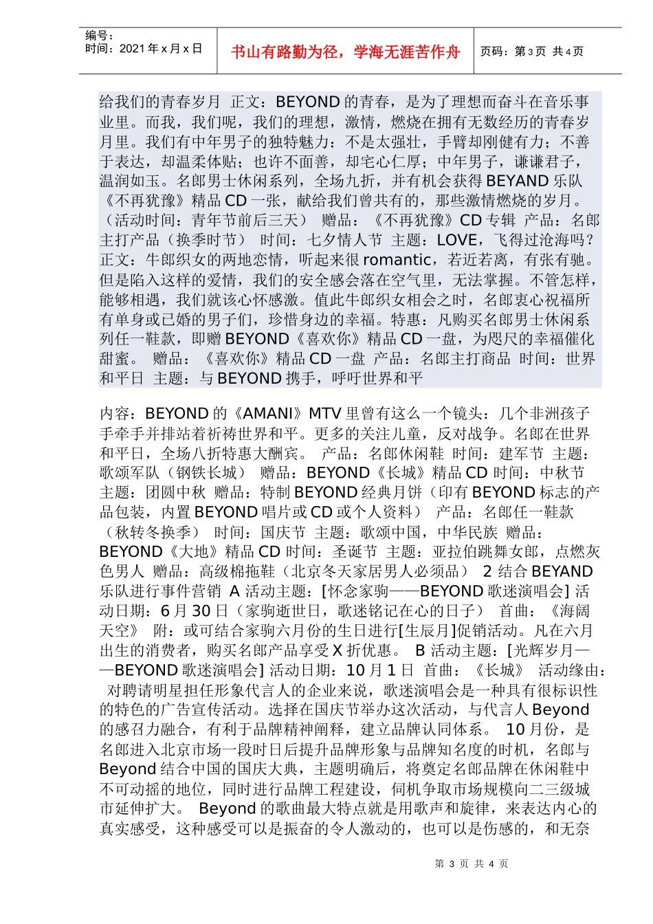 名郎品牌传播计划_第3页