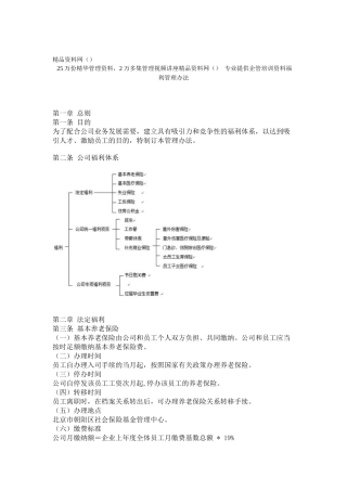 员工福利管理办法（二）