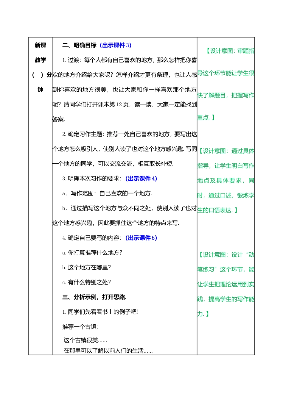 习作 推荐一个好地方 教学设计_第2页