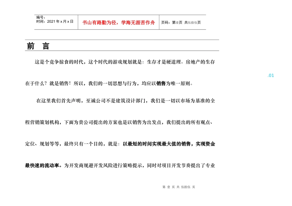 哈尔滨西大直街项目整体发展建议方案-54页_第1页