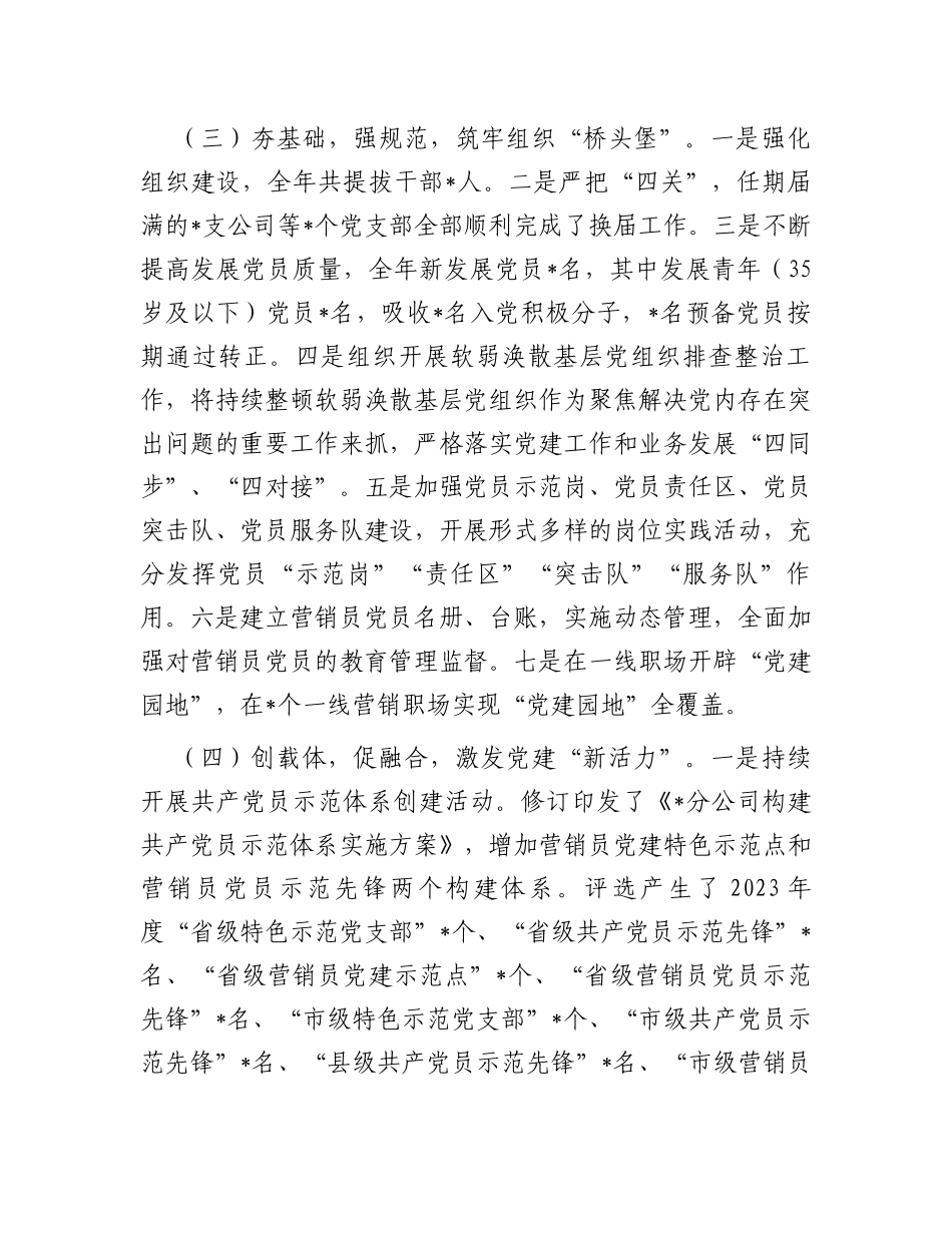 在2024年党的建设暨全面从严治党工作会议上的讲话_第3页