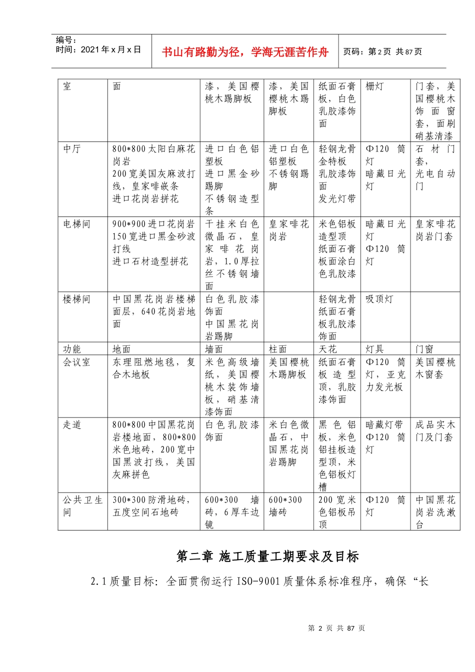 商务行政中心室内外装修施工组织设计_第2页