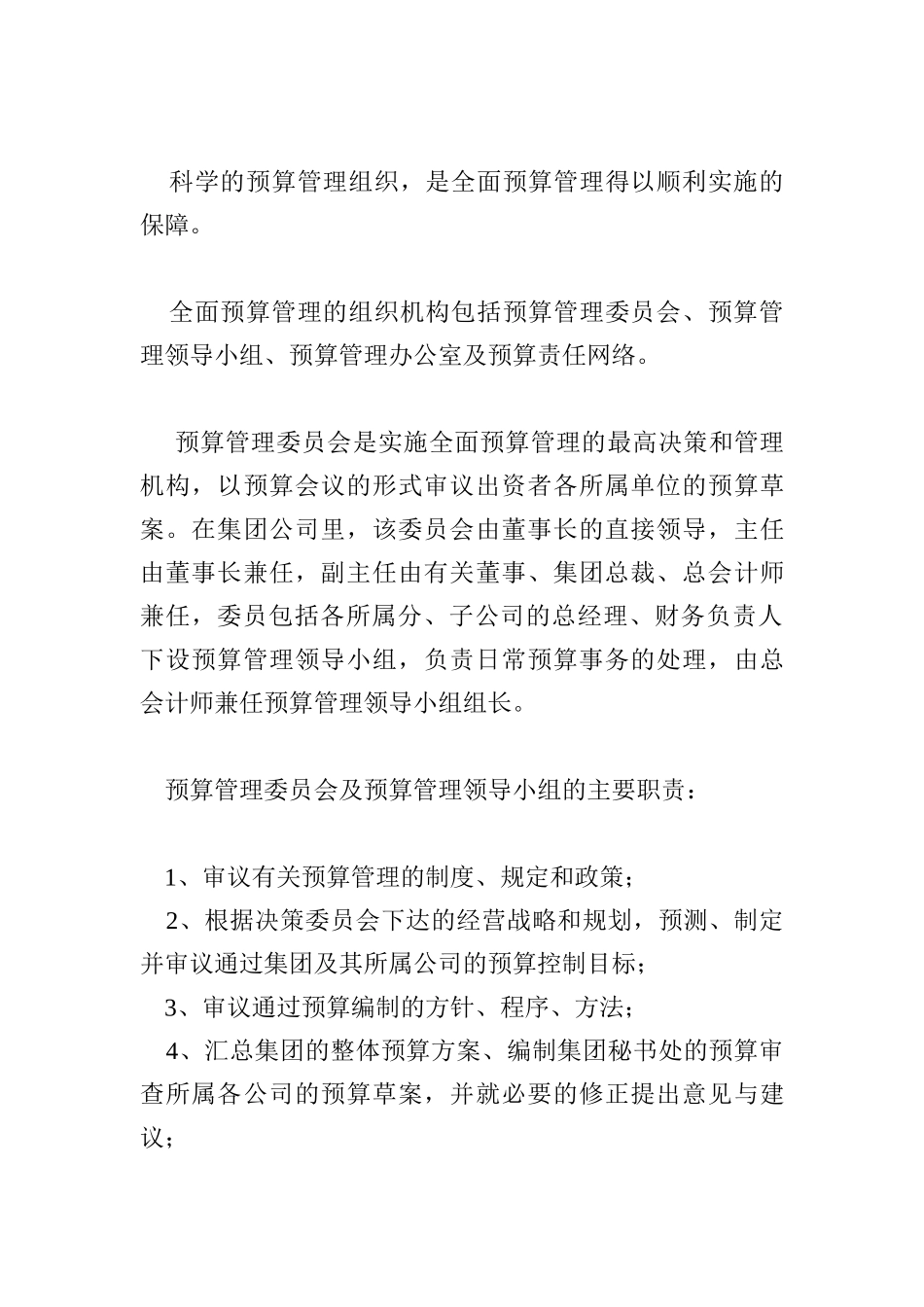 商业集团公司全面预算管理方法(doc17)_第2页