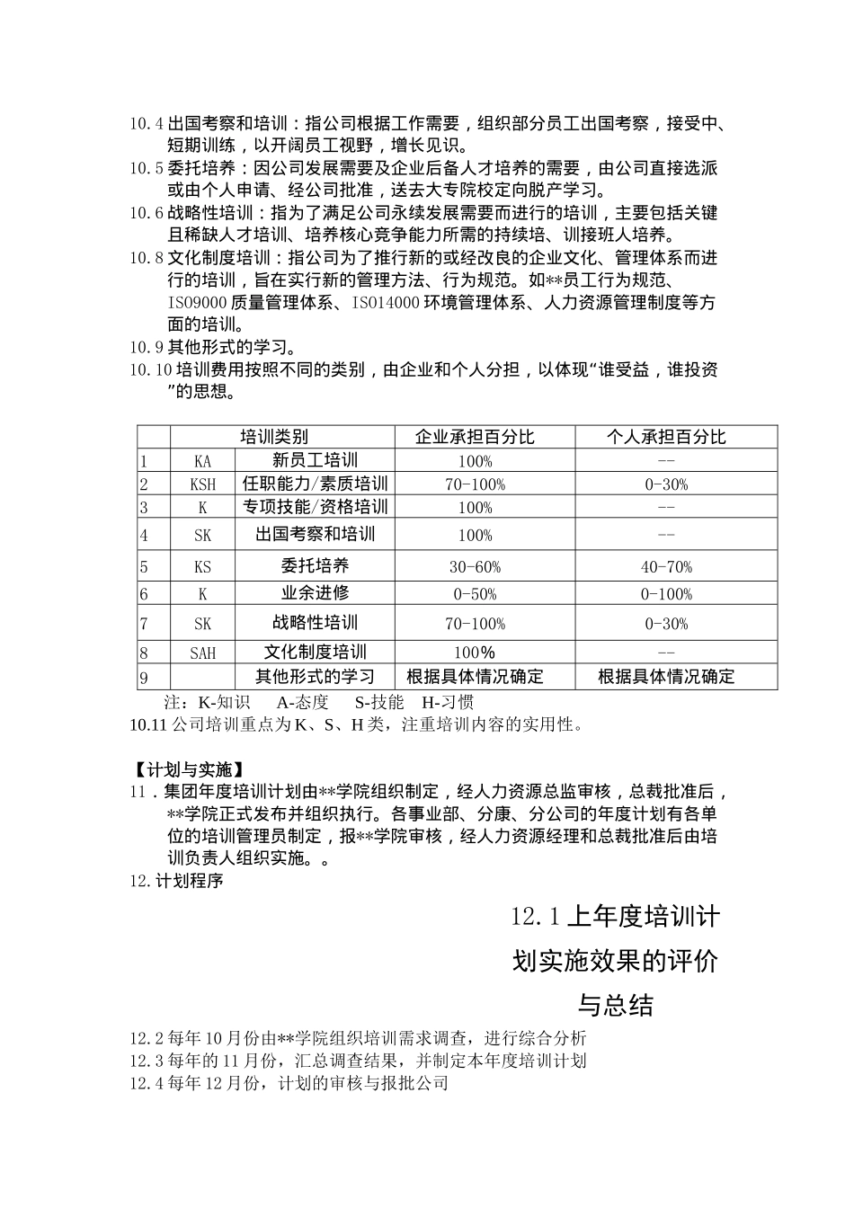 员工教育培训实施管理办法（DOC 25）_第2页