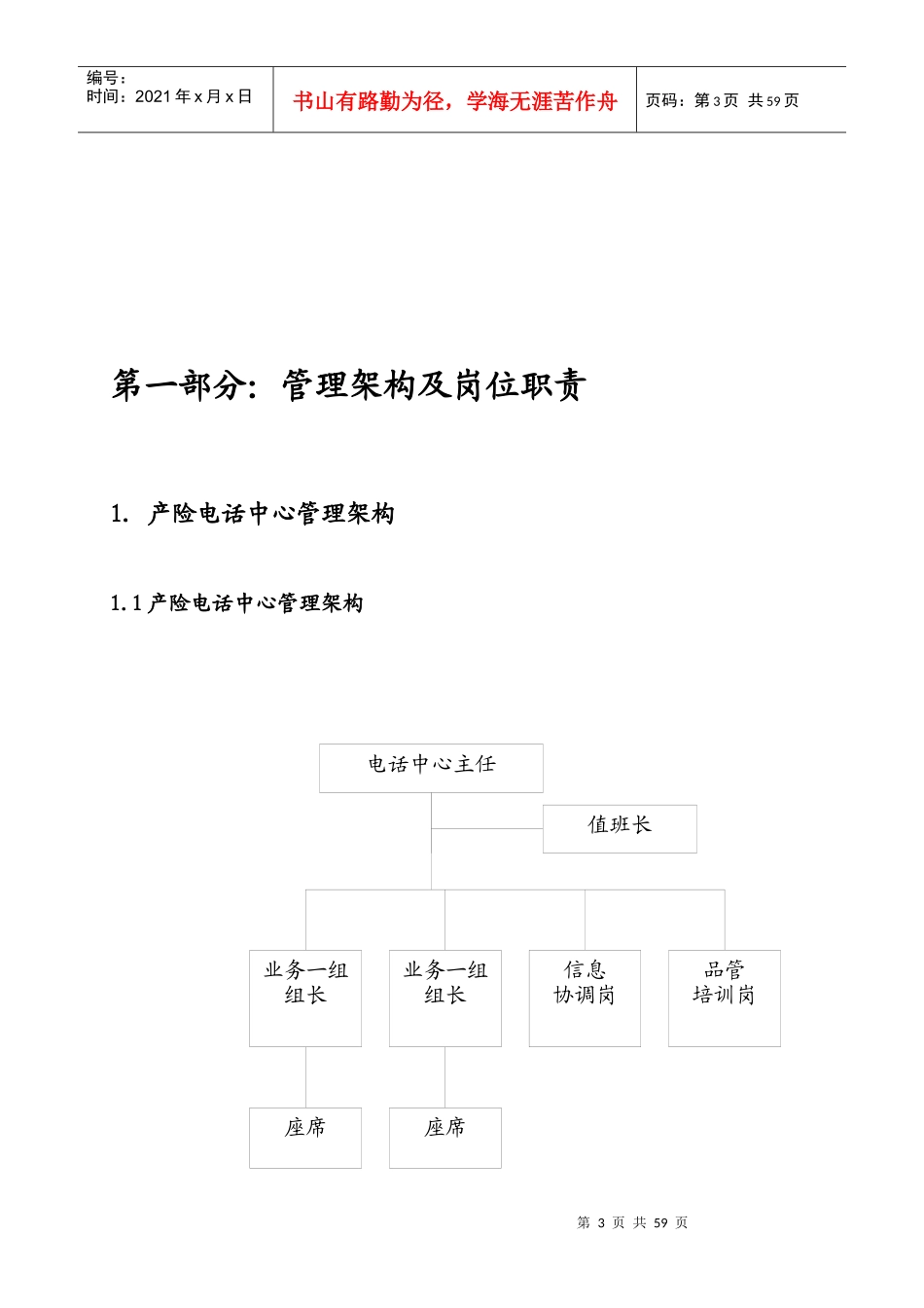 呼叫中心运营管理手册(DOC 46页)_第3页