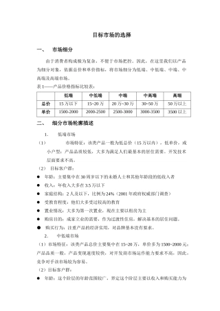 房地产市场细分