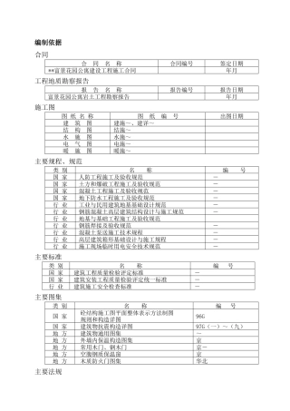 富景花园公寓建设工程施工组织设计方案