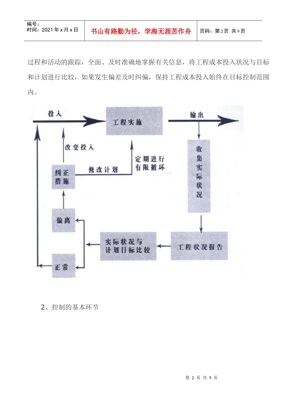 商品房建设项目成本控制浅析_第2页