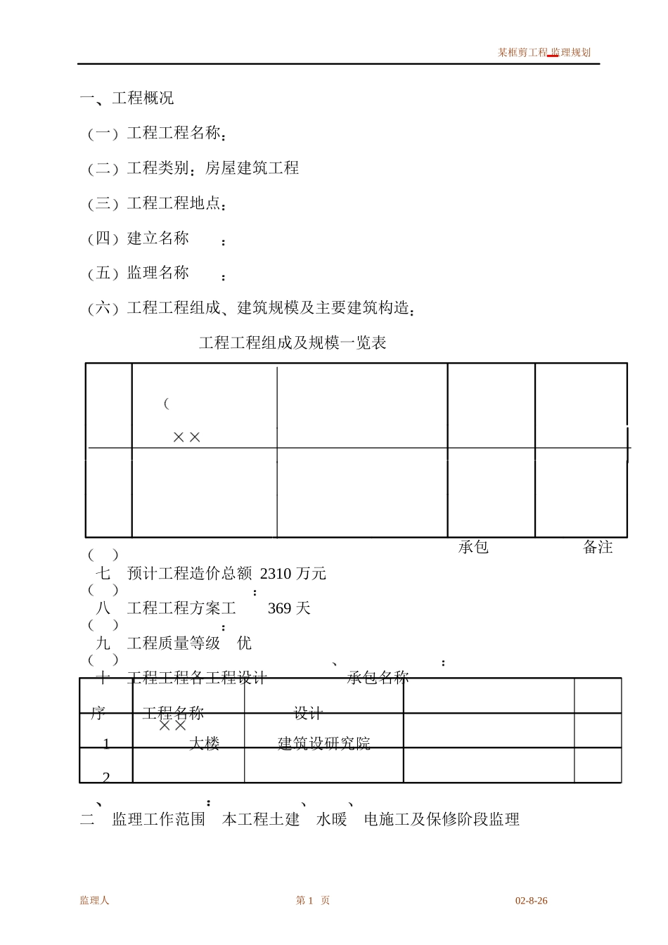 某框剪工程监理规划_第2页