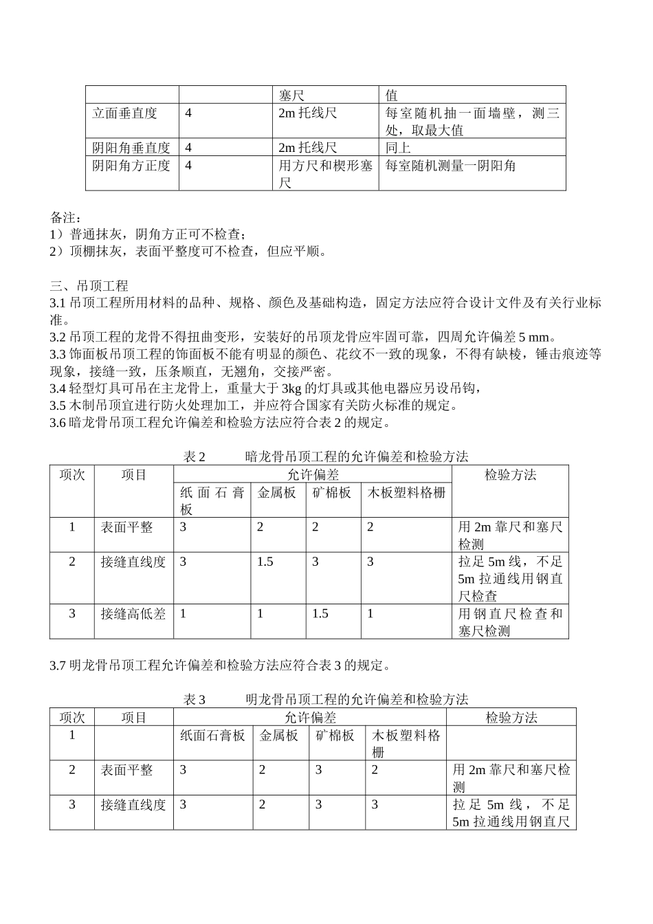 广州市家庭居室装修工程质量验收标准_第2页