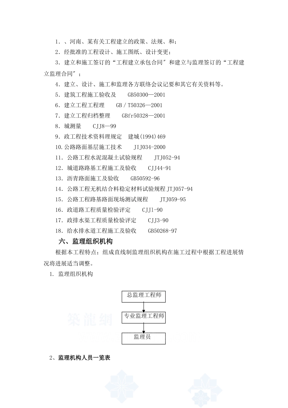 道路雨、污水改造工程监理规划_第2页