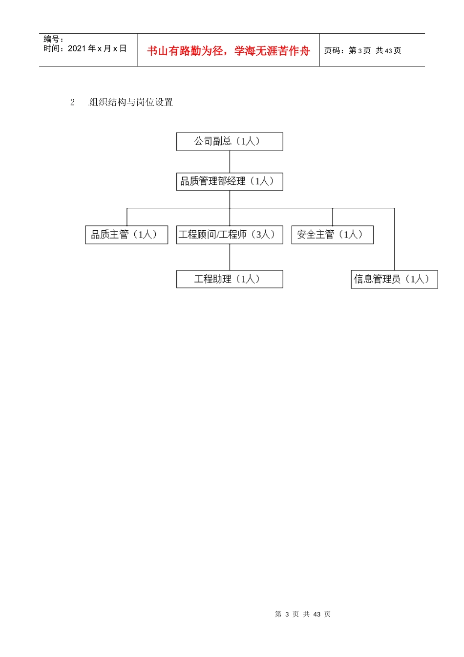 品质管理部运作手册_第3页
