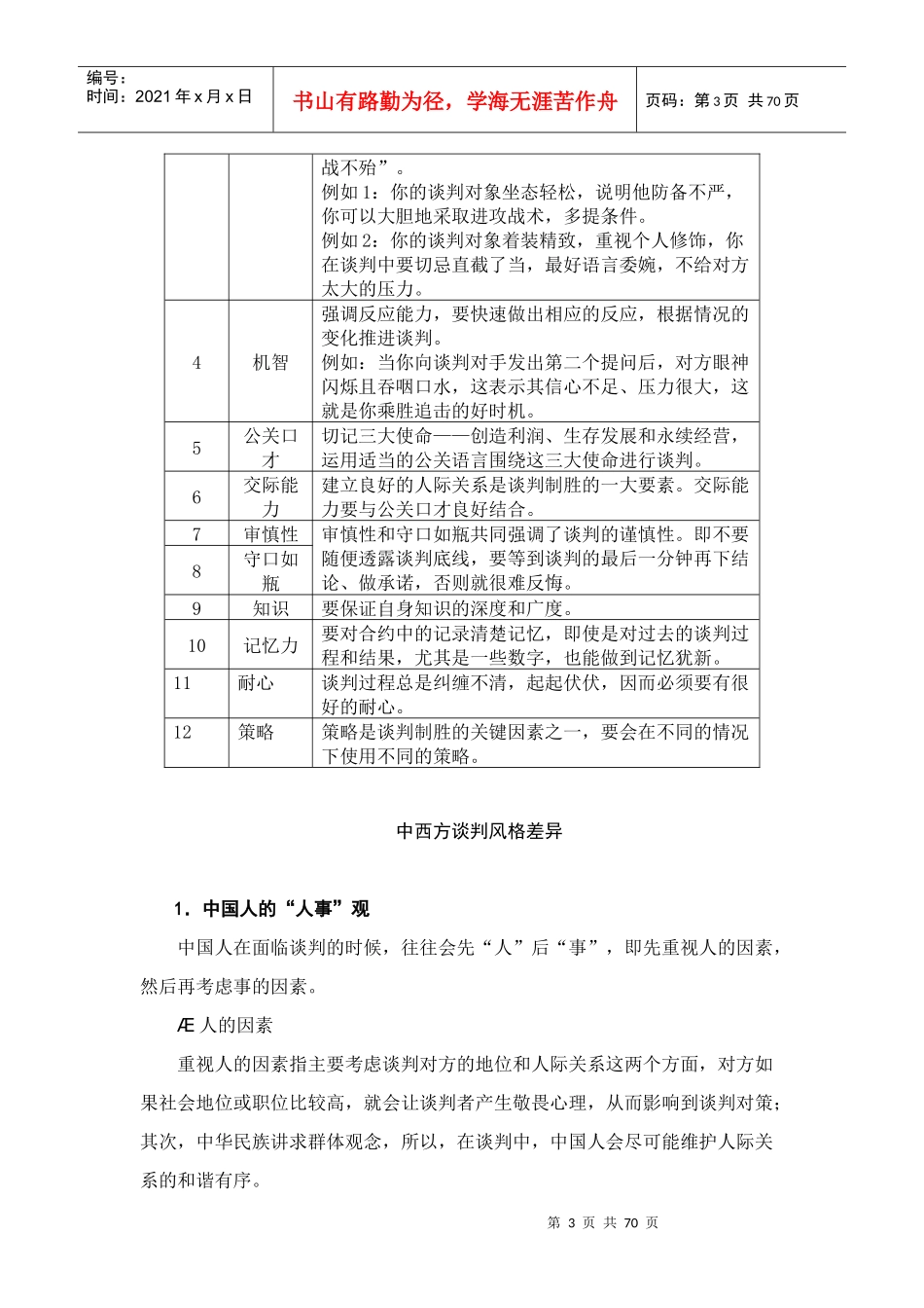 商务谈判技巧及基本理论_第3页