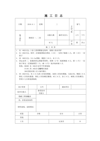 建筑施工日志(32页)