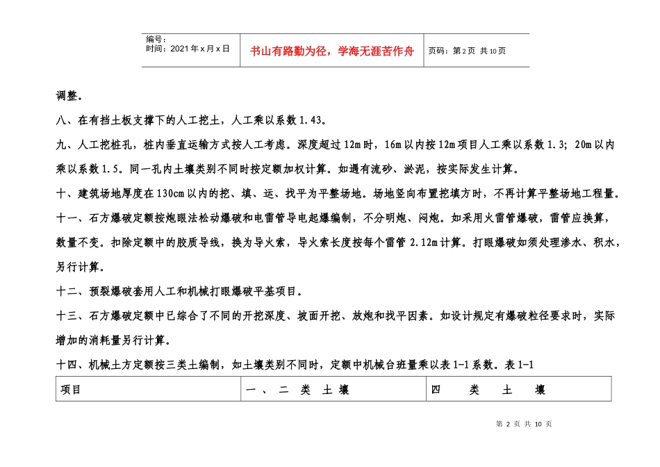 土建定额说明_第2页