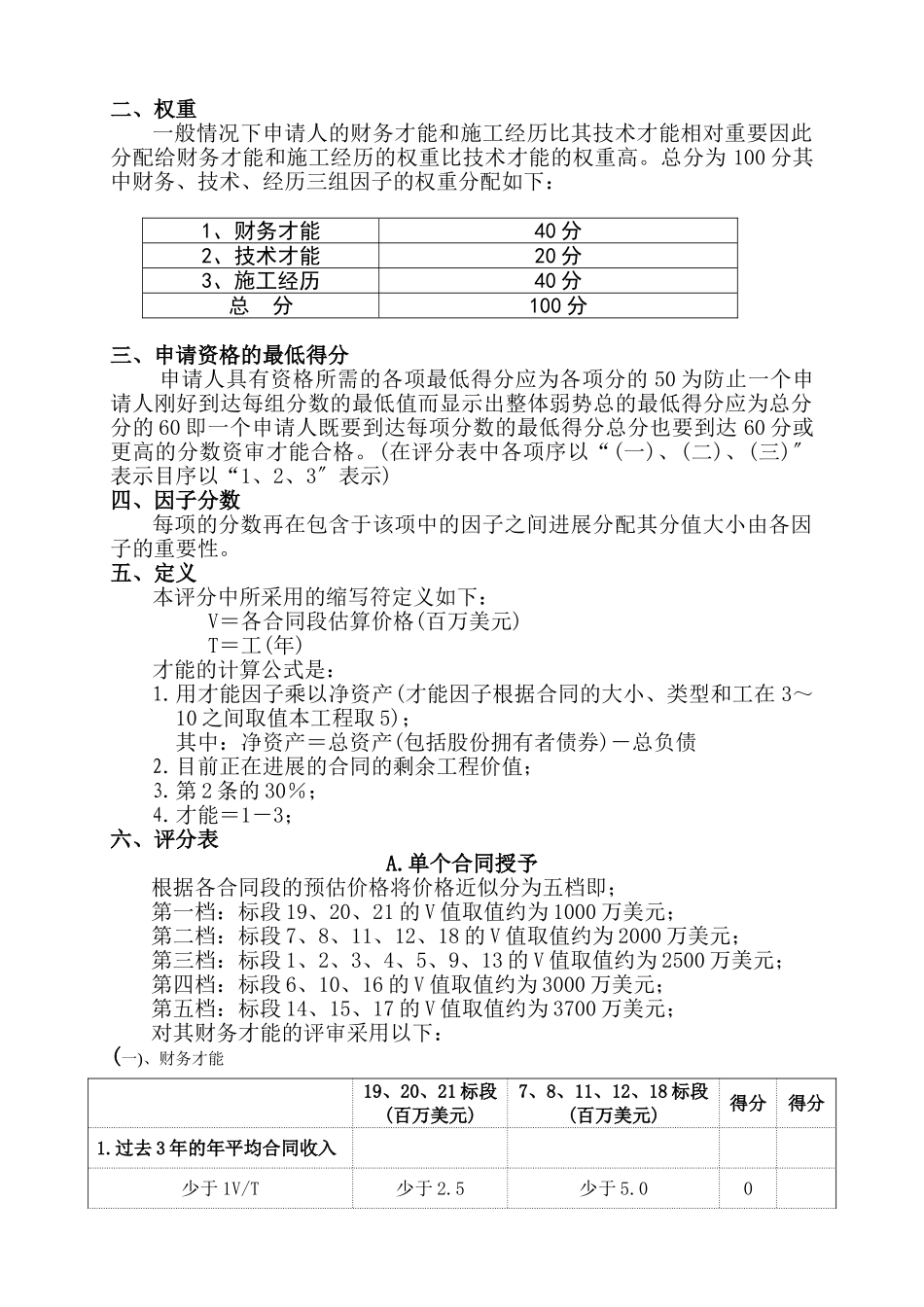 资格预审评审标准_第2页