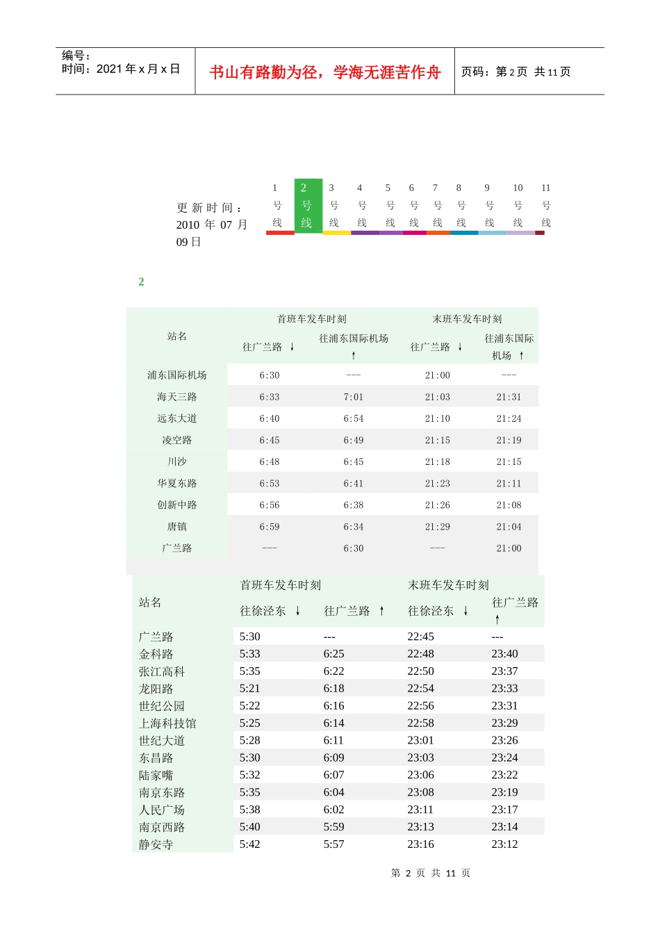 地铁运营时间_第2页