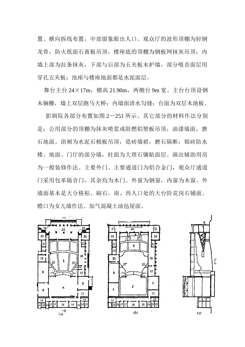 影剧院工程施工组织设计(23页)_第3页