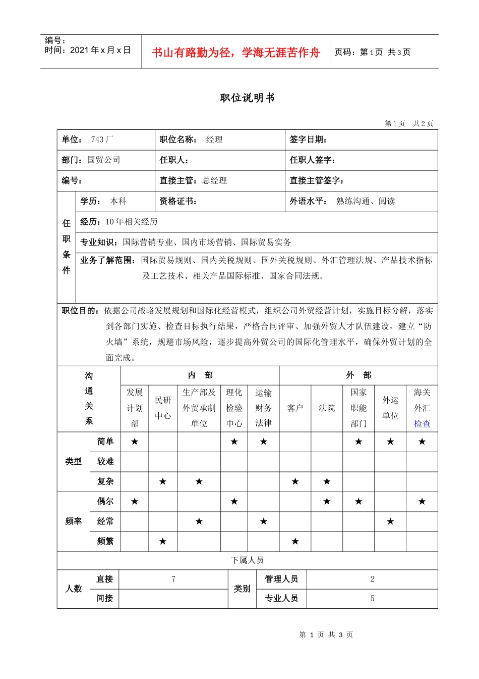 国贸公司经理_第1页