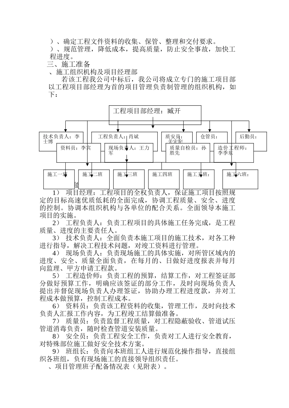 山东某住宅小区(PE)管道直饮水工程施工组织设计(23页)_第3页
